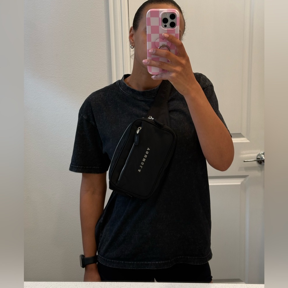 YoungLA Black Nylon Fanny Pack - Picture 7 of 14